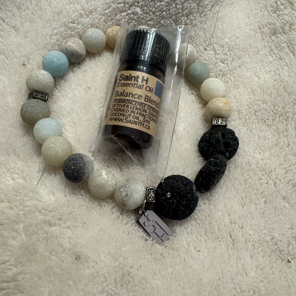 Beaded Bracelet with Essential Oil